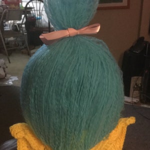 Handmade Smidge trolls crocheted hat, Holiday/ Christmas gift, prop for holiday pictures, wig for dress up