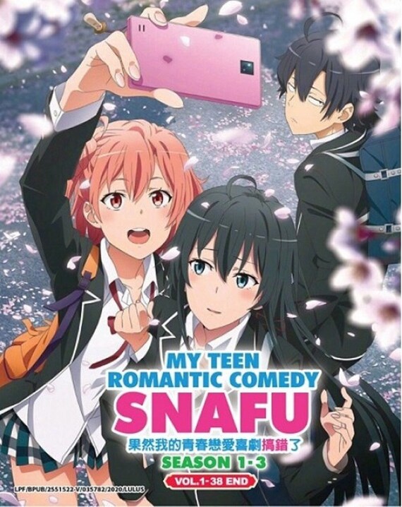 Dvd Anime My Teen Romantic Comedy Snafu Ore Gairu Seasons Etsy Denmark Dvd Anime My Teen Romantic Comedy Snafu Ore Gairu Seasons Etsy Denmark