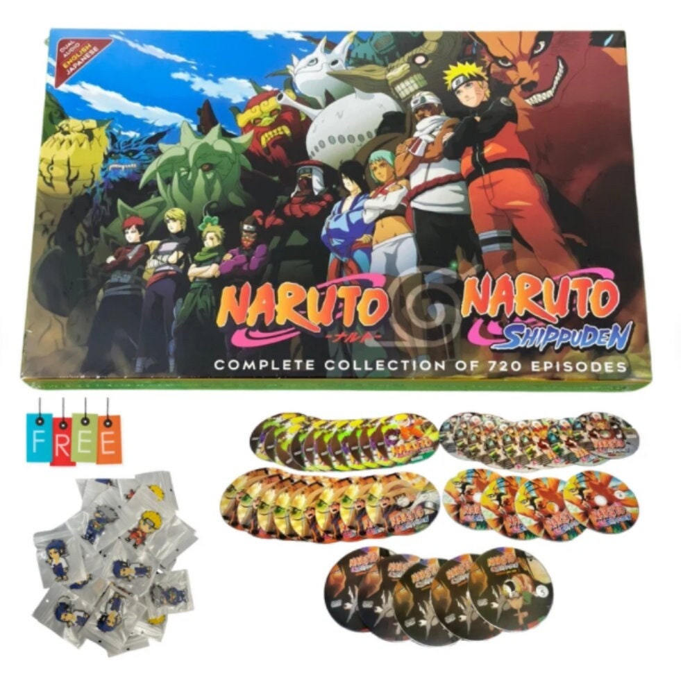 English Version Anime Dvd Naruto Shippuden Complete Series Etsy Australia