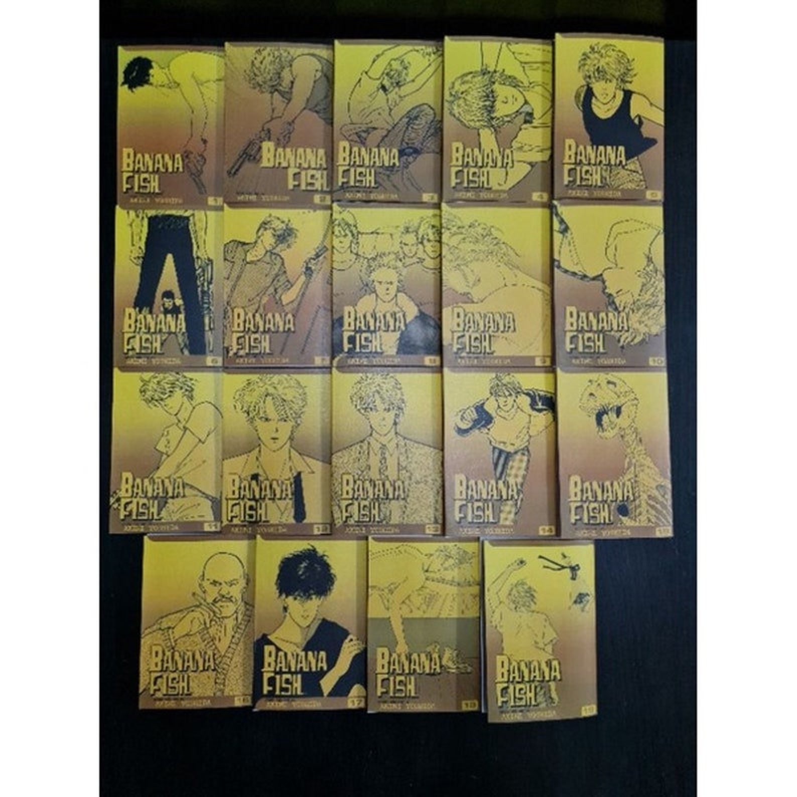 Full Set Comic Book Anime Banana Fish Volume. 1 19 End Manga Etsy
