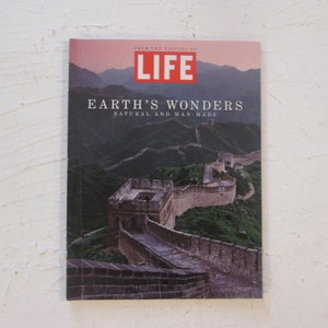 Vintage 1994 Life Magazine Earth&#39;s Wonders Natural And Man-Made Planet Earth Photo Collection World Photo Essay Time Inc Nature Architecture