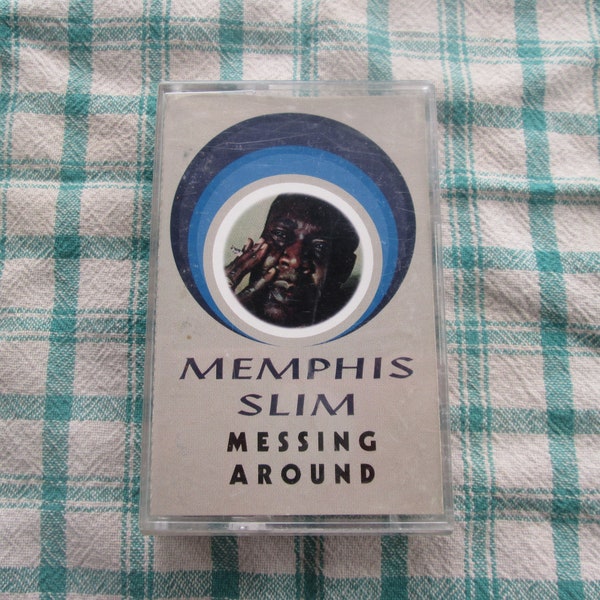 Vintage 1990s Memphis Slim Messing Around Audio Cassette Tape John Len Chatman Memphis Tennessee Blues Blues World Classics 7721 Sassy Mae