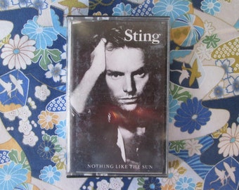 Vintage 1987 Sting Nothing Like The Sun Audio Cassette Tape A & M Records Branford Marsalis Kenny Kirkland Englishman In New York Fragile