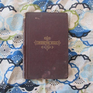 Vintage Antique 1869 Among The Hills And Other Poems by John Greenleaf Whittier Poetry Book Hardcover New England Quaker American Poetry