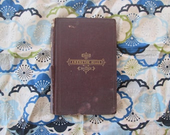 Vintage Antique 1869 Parmi les collines et autres poèmes de John Greenleaf Whittier Poetry Book Hardcover New England Quaker American Poetry