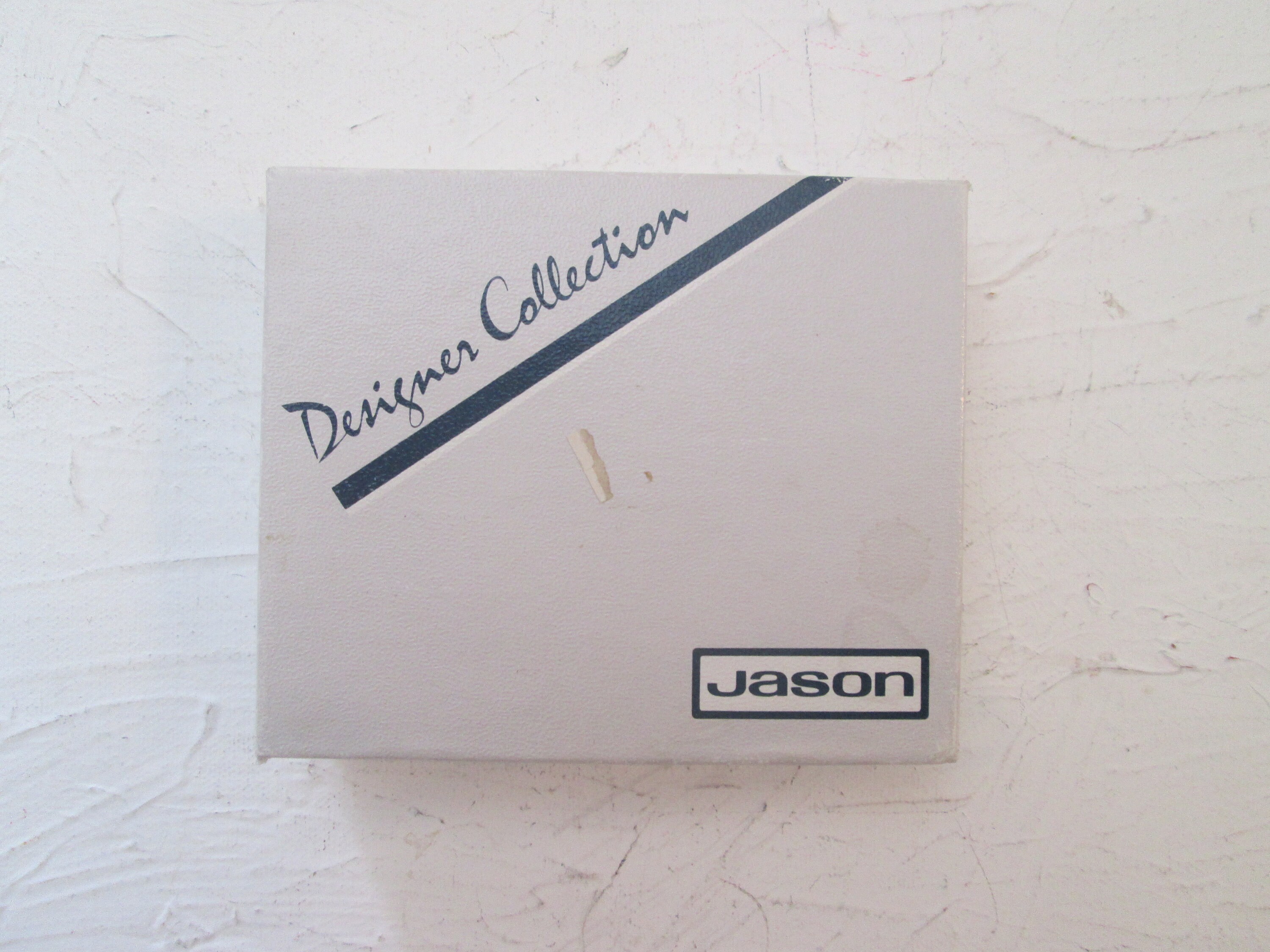 Vintage 1980s Set of Six Jason Designer Collection Cats With Chair