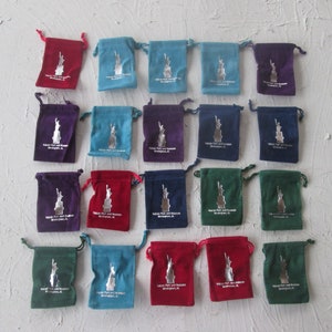 Set: 20 Little Vulcan Park & Museum Birmingham Alabama Stofftaschen Rock Sack The Vulcan Statue Gusseisen Man Roman God Knick Knack Bags