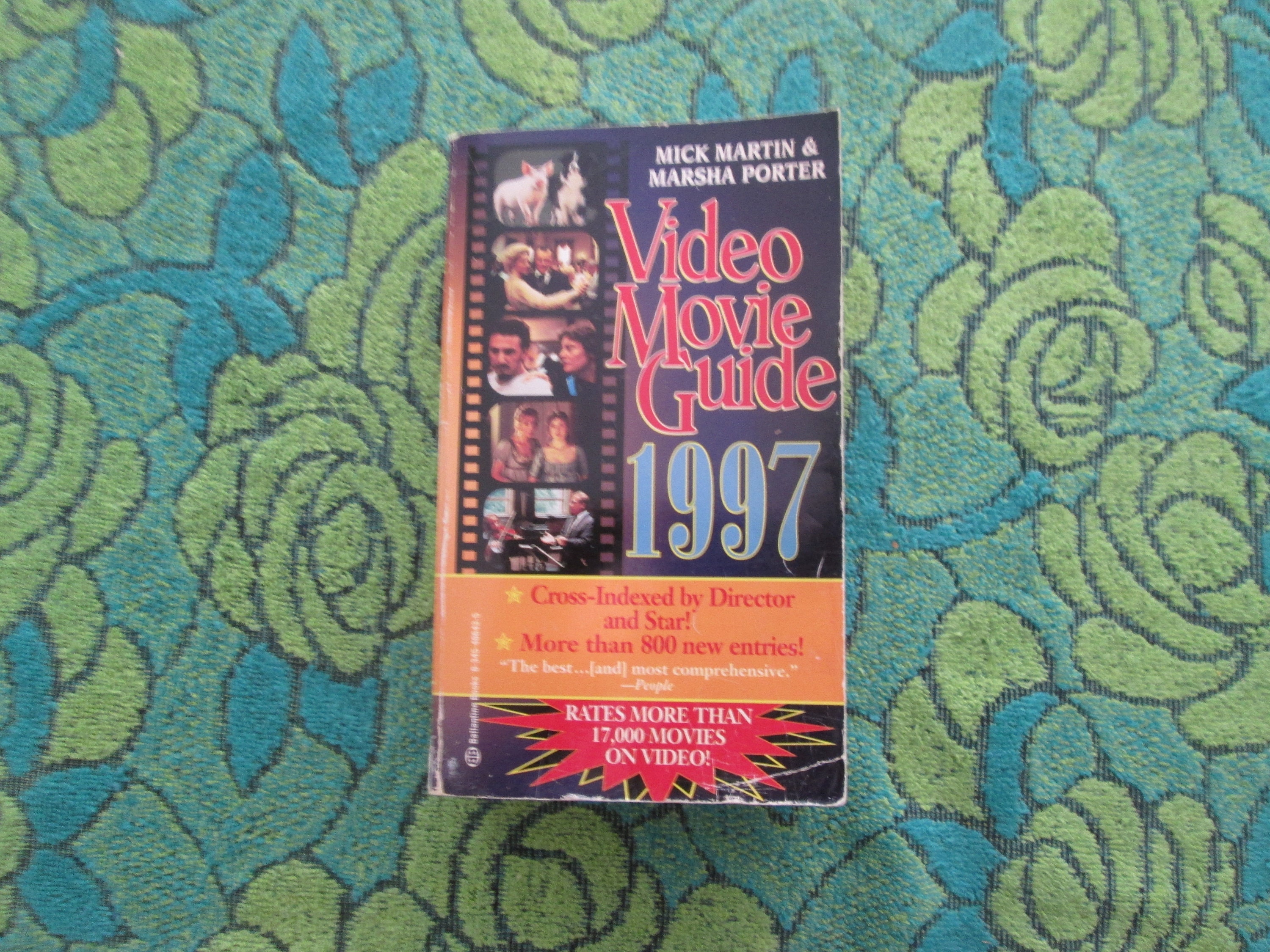 Vintage 1996 Video Movie Guide 1997 by Mick Martin & Marsha Porter More Than 17,000 Movies Film Critics Film Reviews And Rating Film History