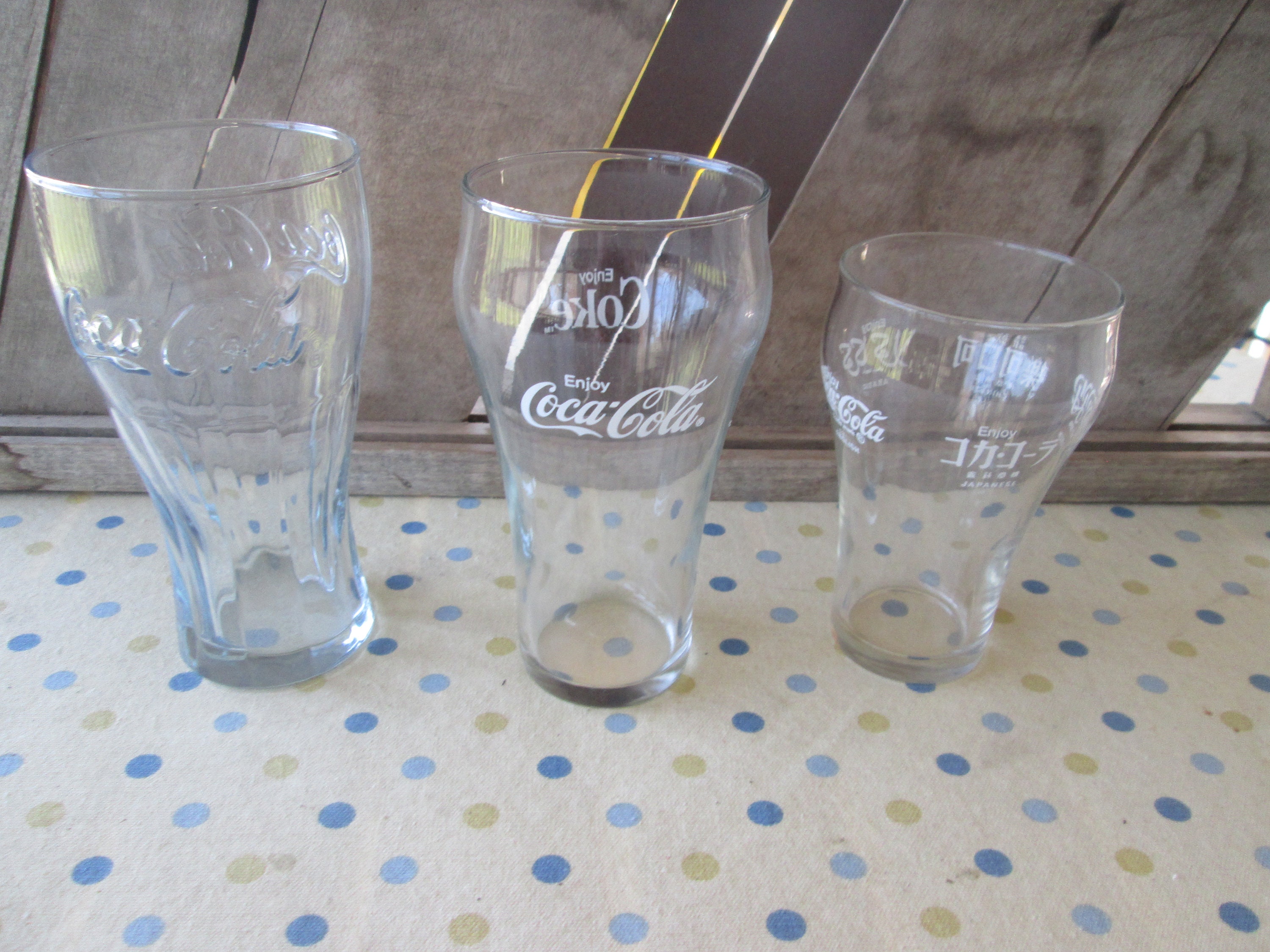 ヴィンテージ コカコーラ ファウンテングラス 3 個セット コカコーラを 