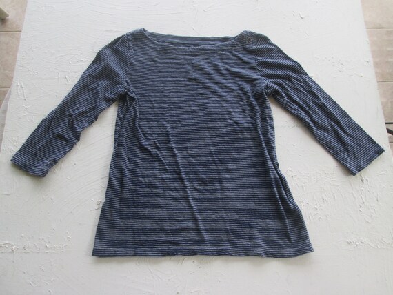 Tee-shirt Ann Taylor Loft Small - Imprimé Floral Rose, Coton, Occasion En Très Bon état 'Mint'