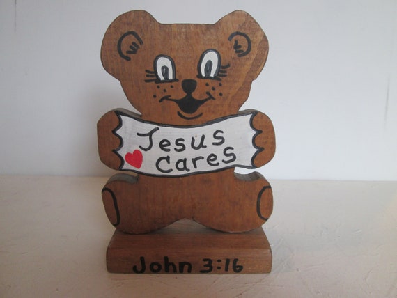 wooden teddy bears