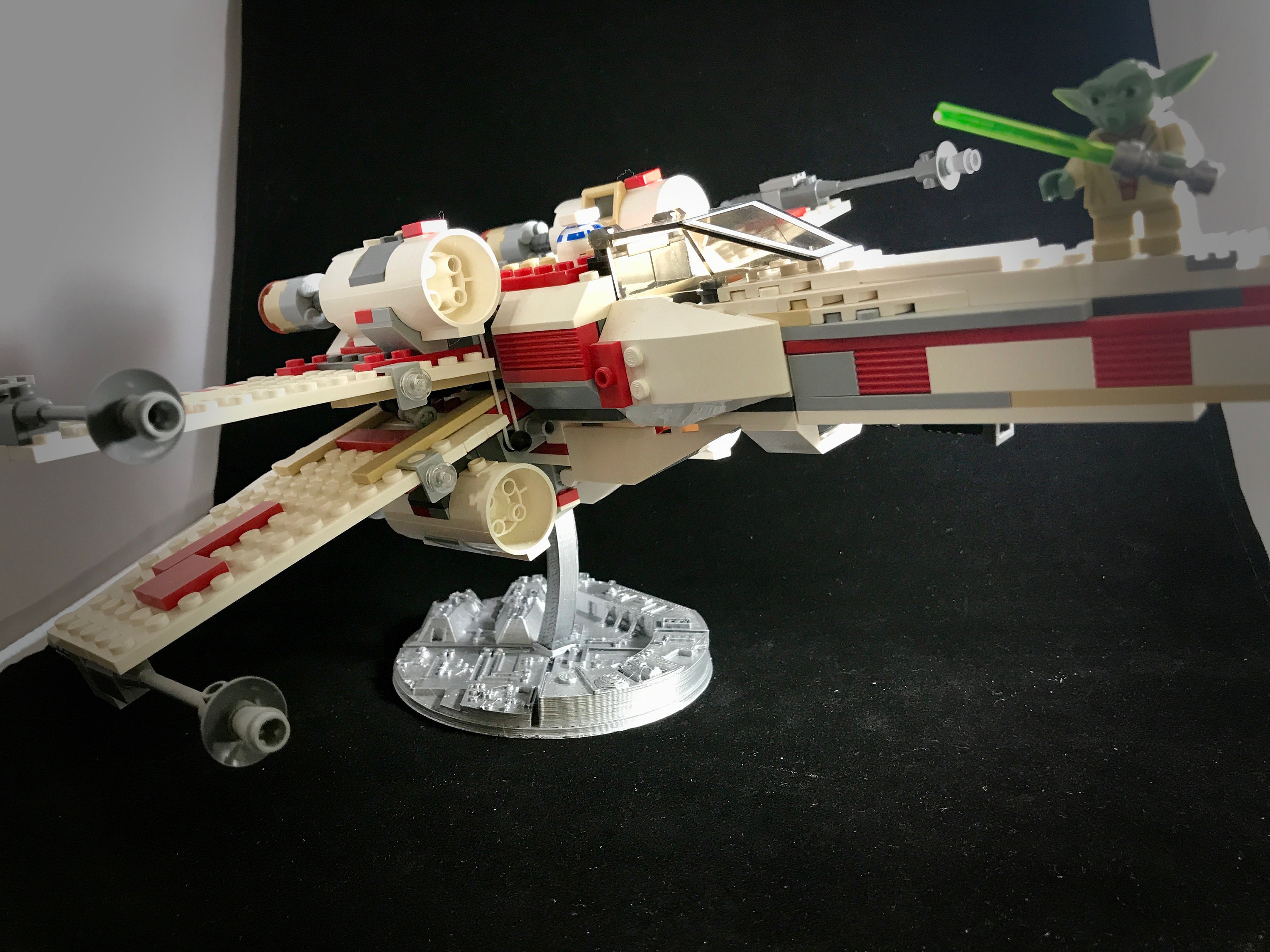 3D printed Star Wars Lego X-Wing Fighter Base Stand Death | Etsy