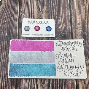 Strawberry Moon Sample Dot Card Trio Collection Halloween aquarelverf handgemaakte aquarellen
