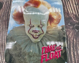 It Scary Clown Penny Wise Empty Tin Box for Handmade Watercolors