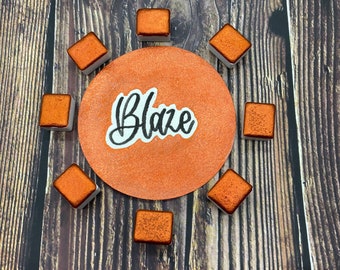 Blaze Metallic Copper Handmade watercolor