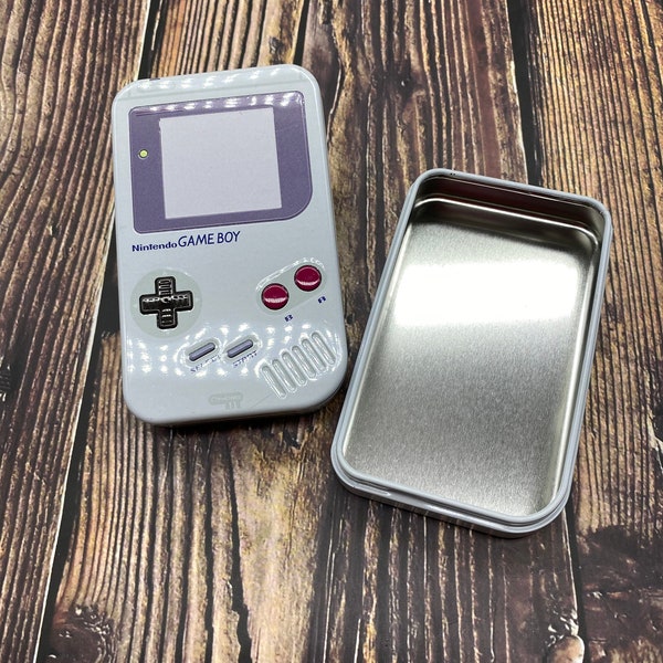 Nintendo Gameboy Empty Tin Box for Handmade Watercolors