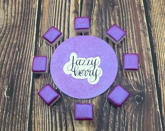 Jazzy Berry Pink Shimmer Watercolor Half Pan Watercolor Palette