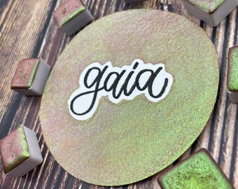 Gaia Chameleon Colorshift Handmade Watercolor
