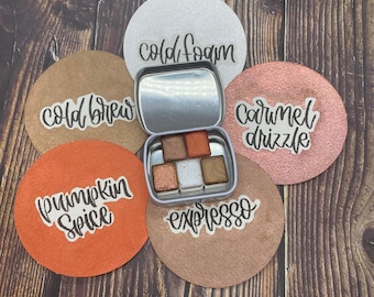 The Coffee Shop Leftover Singles hydracolour Handmade Watercolors