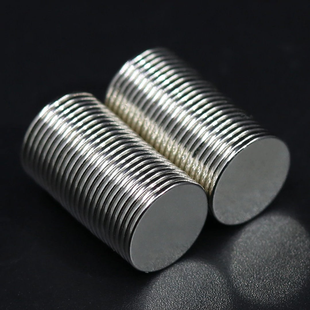 Selbstklebende Magnete 8 Stück, extra stark Neodym Magnet Set