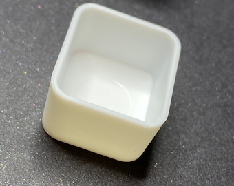 Half 2ml Pan Rounded White Watercolor Pan Pack of 100