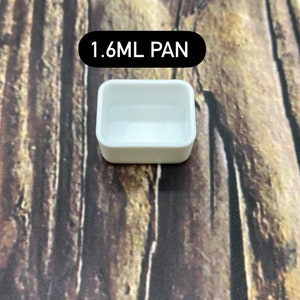 1.6ml Empty Half Pan Watercolor Pan Pack of 100