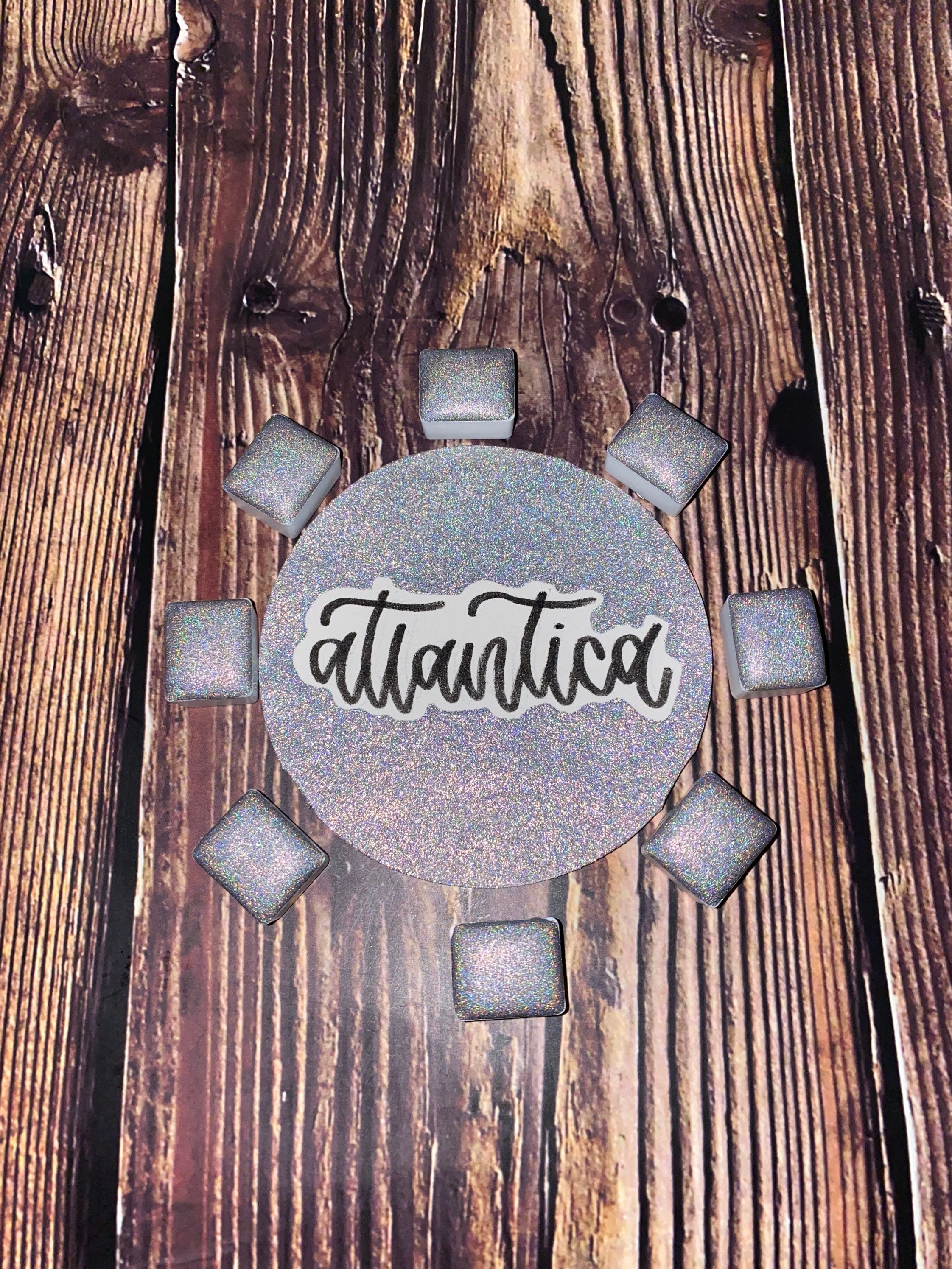 Atlantica 2.0 Fine Glitter Holographic Handmade Watercolors