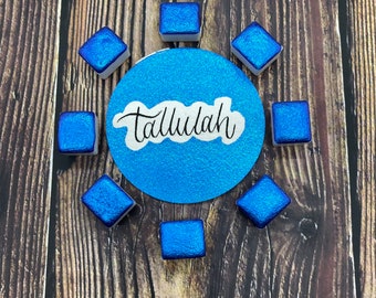 Tallulah Blue  Chunky Glitter Sparkle Slight Colorshift Handmade Watercolor