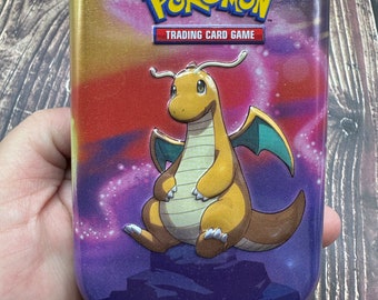 Pokémon Empty Tin Box for Handmade Watercolors Repurposed