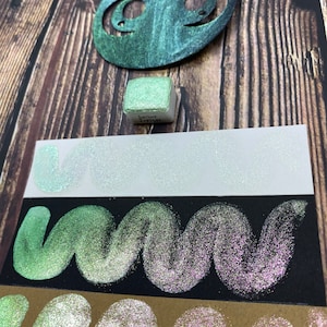 Sailor Moon Sailor Jupiter Light Green Handmade Watercolor Super Color Shift