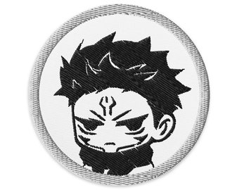 Toppe ricamate Sukuna Ryomen (Jujutsu Kaisen)