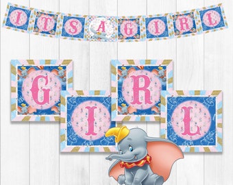 Dumbo Baby Shower Decorations Etsy