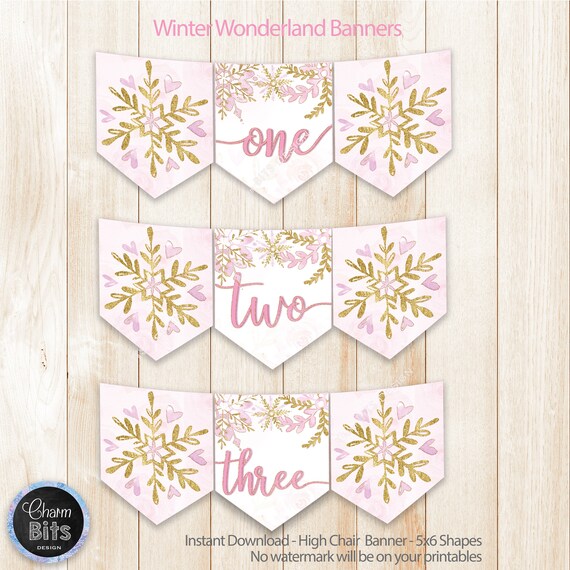 Download Winter Onederland Banner Winter Wonderland Birthday High Chair Banner Glitter Birthday Banner 1st Birthday Banner Paper Party Supplies Party Decor Delage Com Br