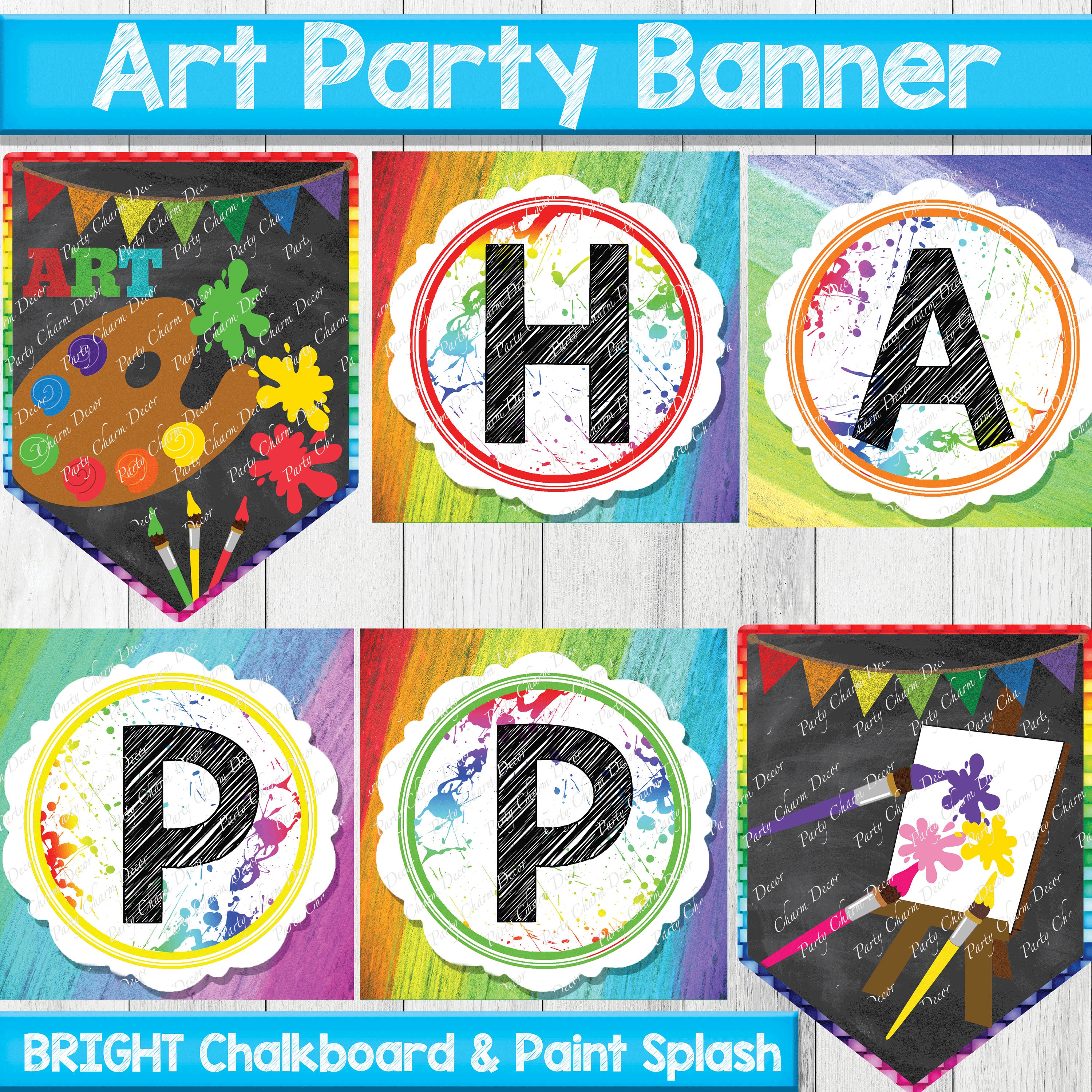 Art Party, Art Party Signs, Art Party Favors, Art Party Decorations,  Painting Party Signs, Paint Party, Painting Party, Paint Party Signs