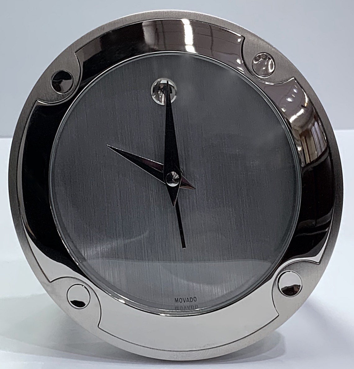 Movado Desk Clock with alarmBoxed3 inch diameter Etsy