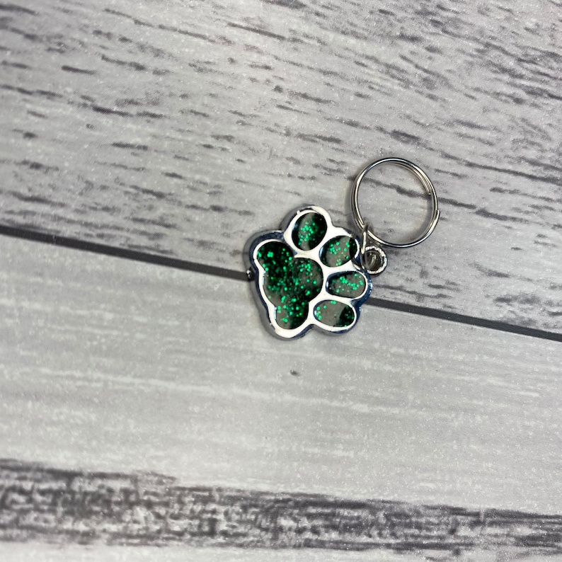 Paw Print Stethoscope Charm Accessory Glitter Vet Vet Etsy