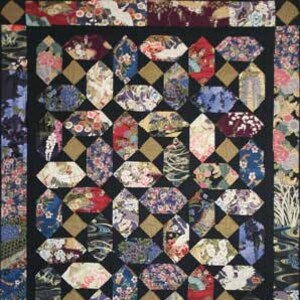 Designs mit Ihnen teilen - Orientalische Fliesen - Quilt-Muster - Lap Quilt - DSY142