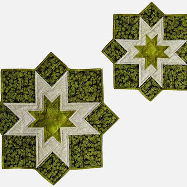 Designs to Share with You - Triplet - quilt pattern - placemat - centerpiece - table topper - DSY212