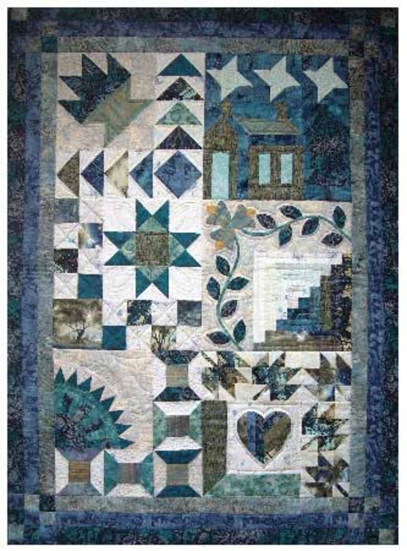 Designs to Share With You Home is Where the Heart is Quilt Etsy Canada