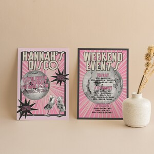 Last Disco Bachelorette Party Template Invitation and Itinerary Disco Themed Bachelorette Last Disco Invitation Disco Edgy Bachelorette