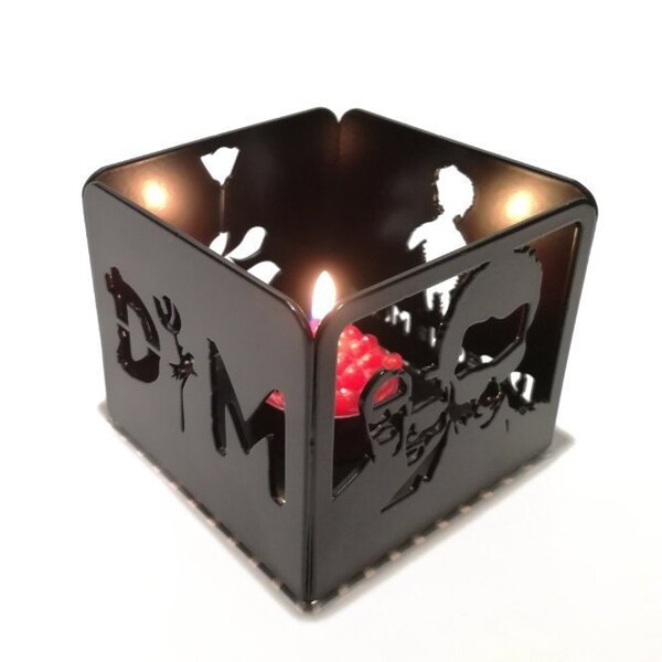 DEPECHE MODE Candle Box, candle lantern, Candlestick, Violator / Spirit / Delta Machine, DM Candle holder, Art Gift