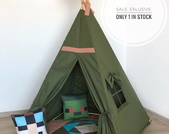Military teepee, full set price, playhouse, birthday gift play tent