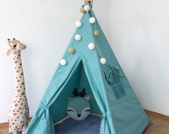Tipi voor peutertent: speeltent, binnenspeelzone voor kinderen, verjaardagscadeau jongens