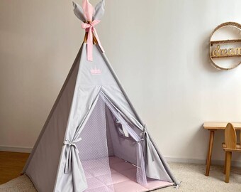 Indoor Kids Teepee Tent – Cozy Playhouse for Reading & Calm Play | Toddlers and Kids 1–8