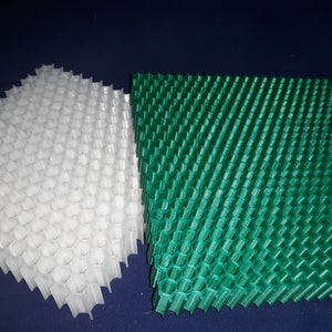 6.5x6.5x1 inch 3d Printed honeycomb sheets