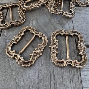 1 Stück gold altgold farben Metall Schnalle wie Vintage für 23mm Band