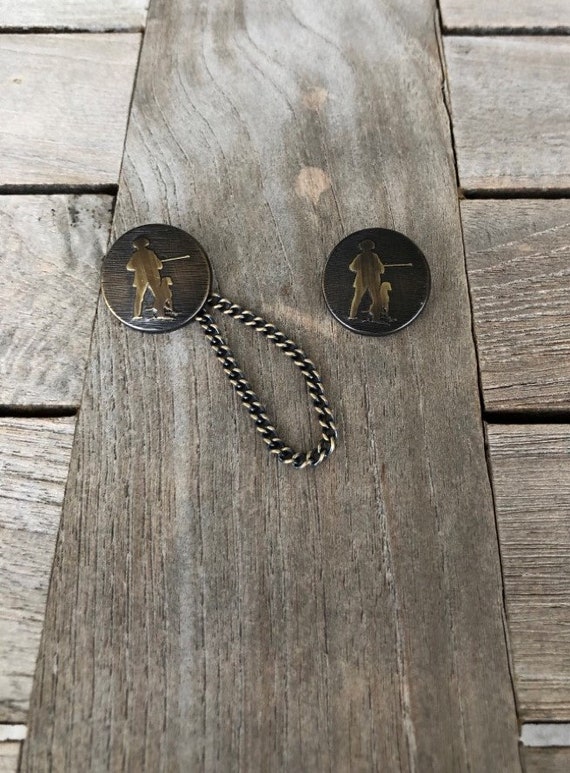 3 Knopfpaare Zum Annähen – Gold Glänzend, 18 Mm, Mit Kettchen, Made In Germany