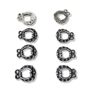 20 Stück leichte Kunststoff Ösen Miederösen aus Plastik für Dirndl Tracht 21mmx16mm image 1