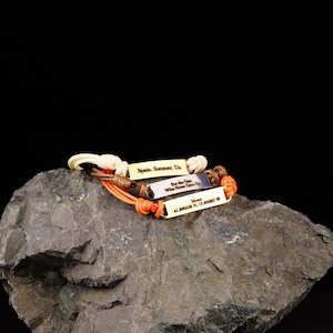 Personalized Bracelet with Custom Engraving | Adjustable Stainless Steel Name Bracelet | Gift for Him or Her