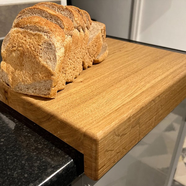 Solid Oak Bread Board / Serving Board / Chopping Board Handmade